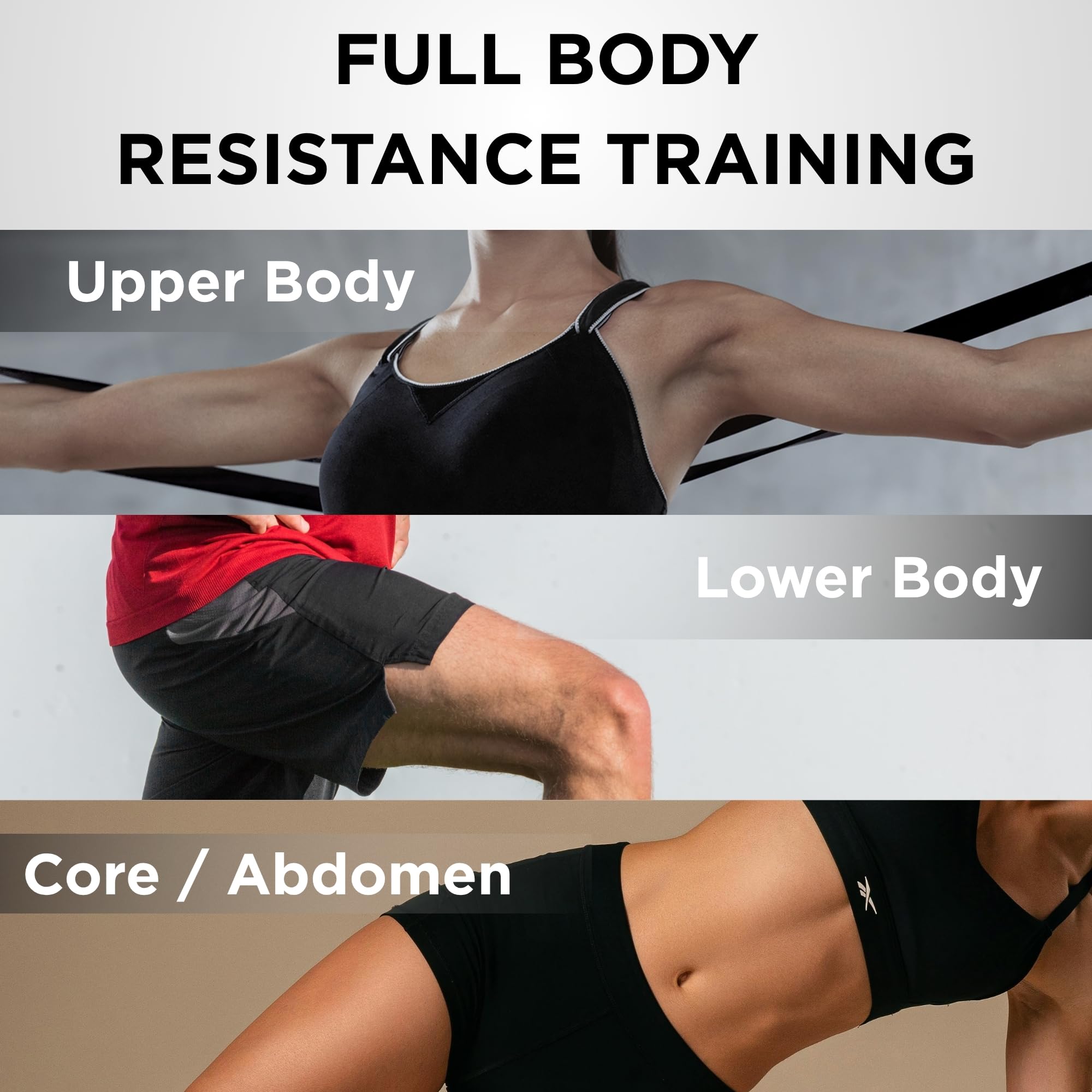 THERABAND Resistance Bands Set, 7 Pack 6 ft Exercise Bands, Light to Extra Heavy Levels 1–7, Latex Stretch Bands for Strength Training, Pilates, Mobility & Full Body Home Workouts 🍁 All In One Marketplace Canada