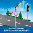 LEGO City Road Plates 60304 - Building Toy Set, Featuring Traffic Lights, Trees, Glow in The Dark Bricks, Combine with LEGO City Series Sets, Great Gift for Kids, Boys, and Girls Ages 5+ 🍁 All In One Marketplace Canada