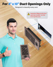 Hisummer Register Booster Fan for 4