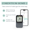 Airthings 325 Corentium Home 2 Smart Digital Radon Detector - Portable and Easy-to-use Radon Testing with Bluetooth connectivity and Humidity & Temperature Sensors 🍁 All In One Marketplace Canada