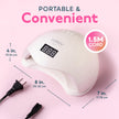 SUNUV UV Light for Nails, UV LED Nail Lamp with 4 Timer Settings, Compatible with All Gel Polish, Auto Sensor LCD Display Removable Base, SUN5 🍁 All In One Marketplace Canada