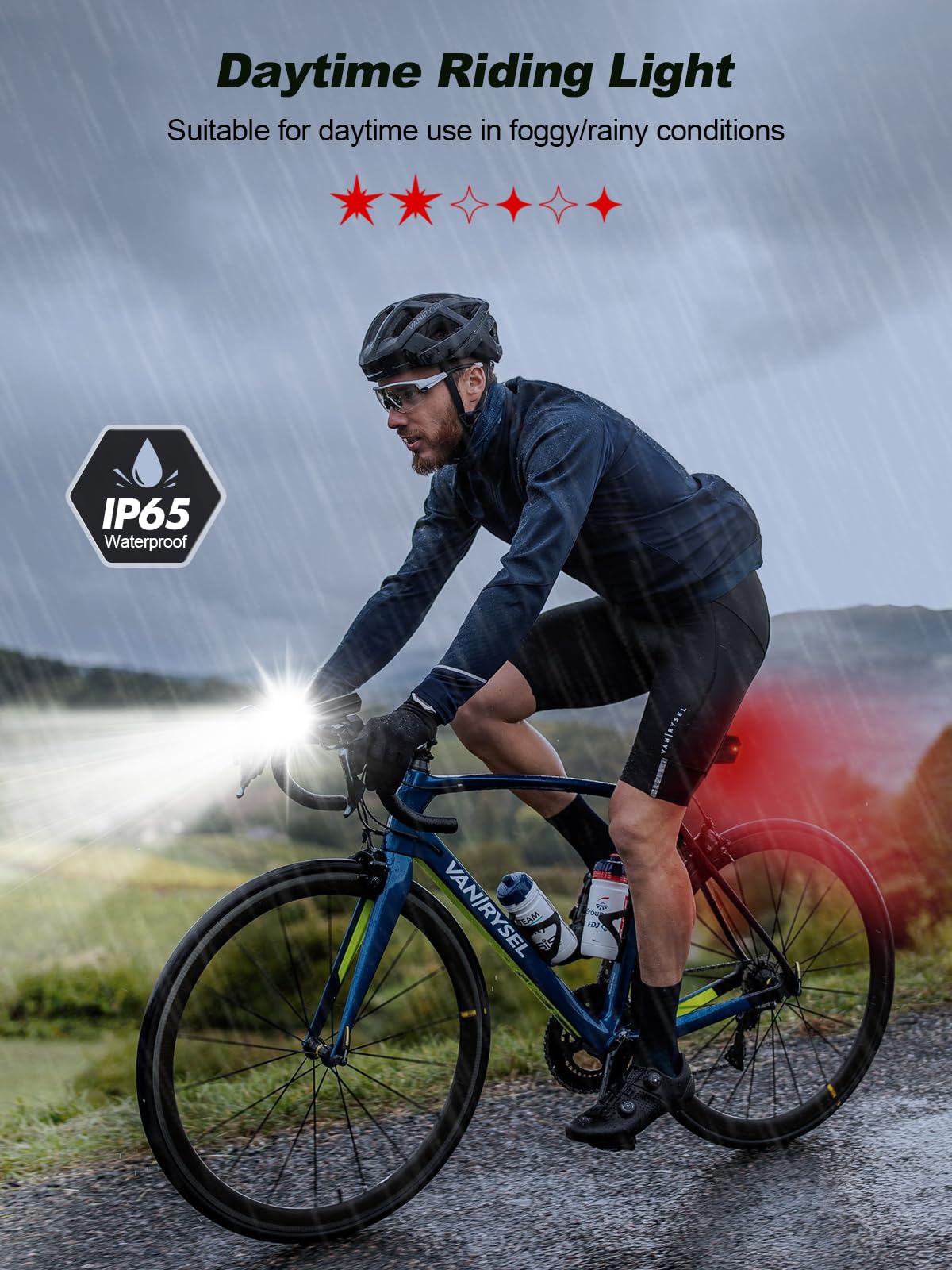 Oldowl Upgraded Bike Lights Super Bright, 4+6 Modes Rechargeable Bike Lights Front and Back with Side Lights, 360°Rotatable Bike Headlight, IP65 Waterproof Bicycle TailLight, Reflectors Accessories 🍁 All In One Marketplace Canada