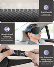 WAOAW Sleep Mask Blackout, Eye Mask for Sleeping - 3D Breathable Soft Comfortable， Adjustable Light Blocking Night Sleeping Mask（Blue） 🍁 All In One Marketplace Canada