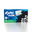 EXPO Dry Erase Markers, Low Odour Ink, Black, Fine Tip, 12 Count 🍁 All In One Marketplace Canada