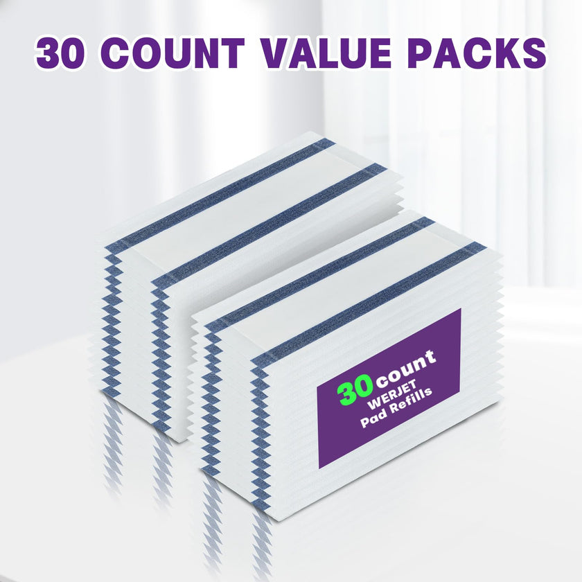 30 Count Disposable Wetjet Pad Refills for Swiffer Wetjet,Spray Wet Pads Refill, Heavy Duty Mop Pad Refills,All Purpose Multi Surface Floor Cleaning 🍁 All In One Marketplace Canada