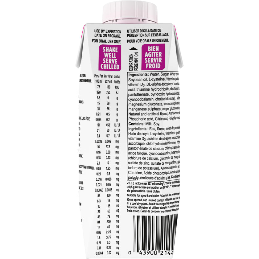Boost Fruit Flavoured Drink Peach, 237ml, 24 count 🍁 All In One Marketplace Canada