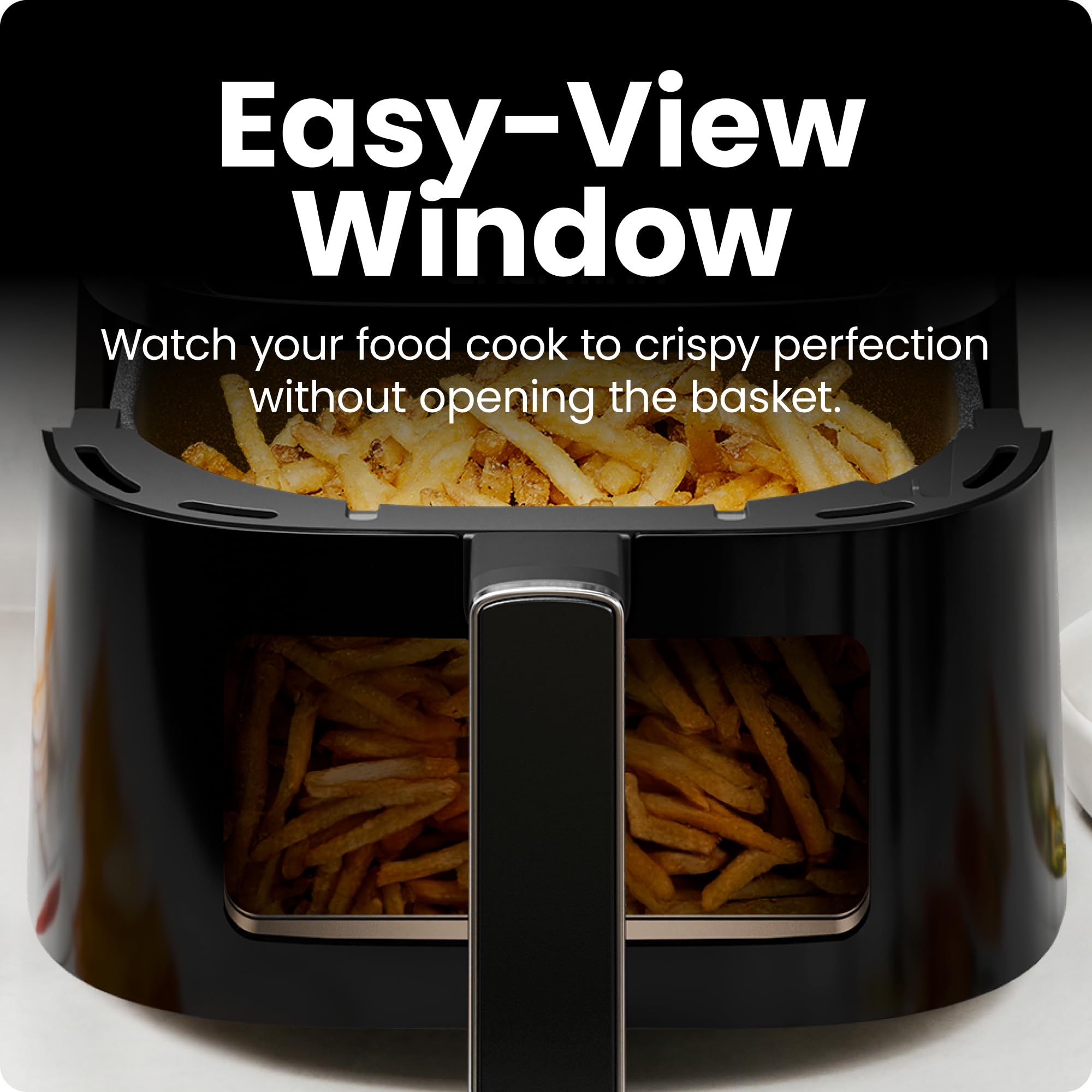 Chefman Air Fryer – 4 QT Compact Airfryer for Quick & Easy Meals, Features Hi-Fry Technology for Extra Crisp, Easy-View Window, Touch Controls with 4 Presets, Nonstick & Dishwasher Safe Basket - Black 🍁 All In One Marketplace Canada
