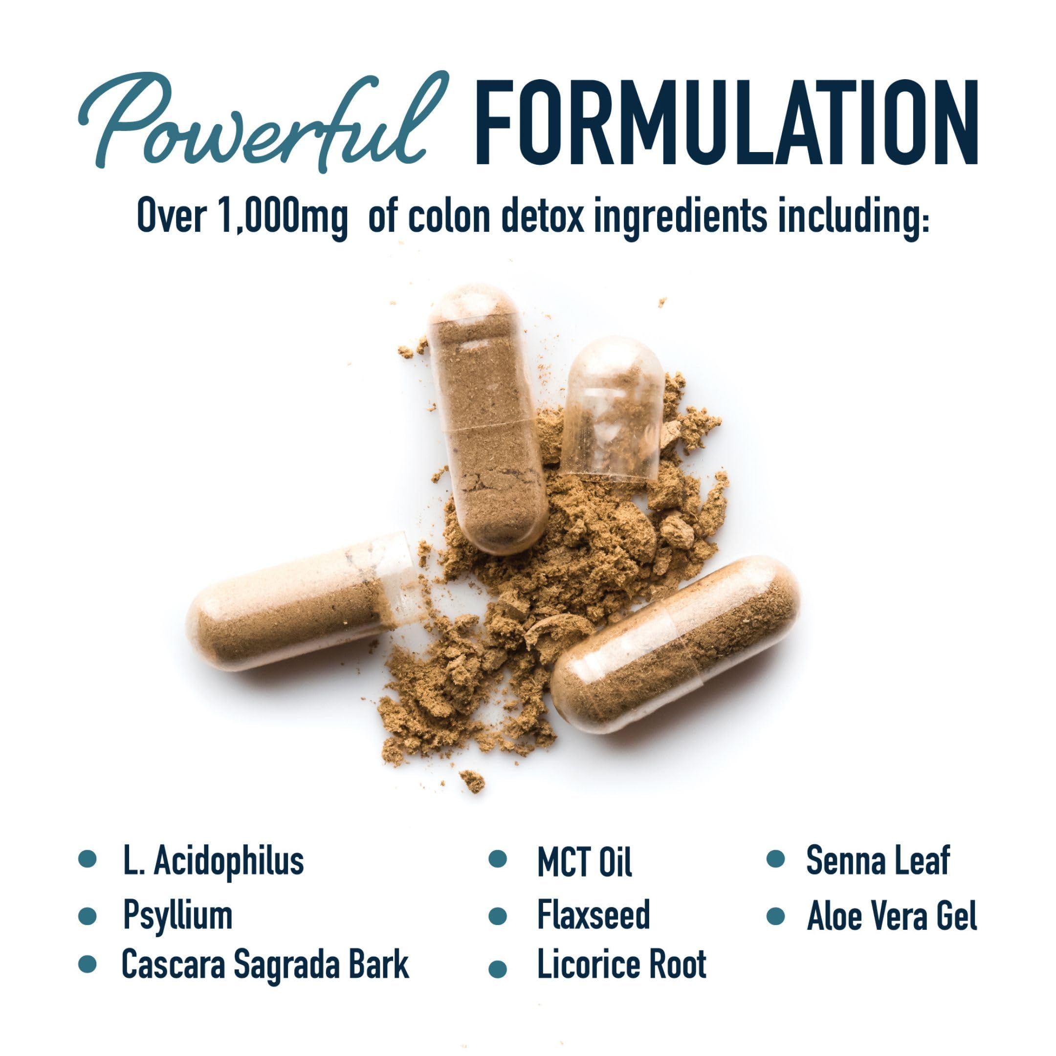 15 Day Colon Cleanse & Detox | Stool Softener & Constipation Relief for Adults | Gut Health Support | Colon Detox Cleanse With Probiotics for Women & Men | Gluten-Free | By SM Nutrition | 30 Capsules 🍁 All In One Marketplace Canada