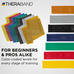 THERABAND Resistance Bands Set, 7 Pack 6 ft Exercise Bands, Light to Extra Heavy Levels 1–7, Latex Stretch Bands for Strength Training, Pilates, Mobility & Full Body Home Workouts 🍁 All In One Marketplace Canada