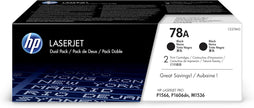 HP 78A (CE278D) Black Original LaserJet Toner Cartridges, 2 Pack