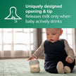 Philips Avent Natural Glass Baby Bottles with Natural Response Nipples (Slow Flow, Flow 2), 4oz, 3-pack, SCY910/03 🍁 All In One Marketplace Canada