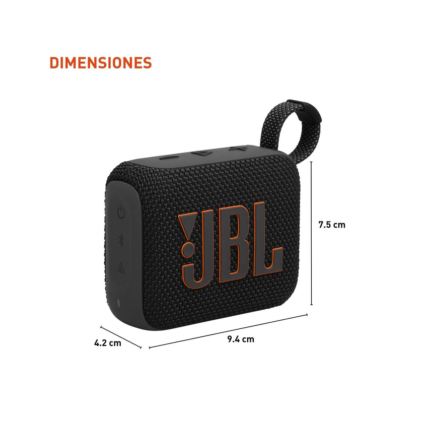 JBL Go 4 - Ultra-Portable, Waterproof and Dustproof Bluetooth Speaker, 7-Hour Built-in Battery, Made in Part with Recycled Materials (Black) 🍁 All In One Marketplace Canada