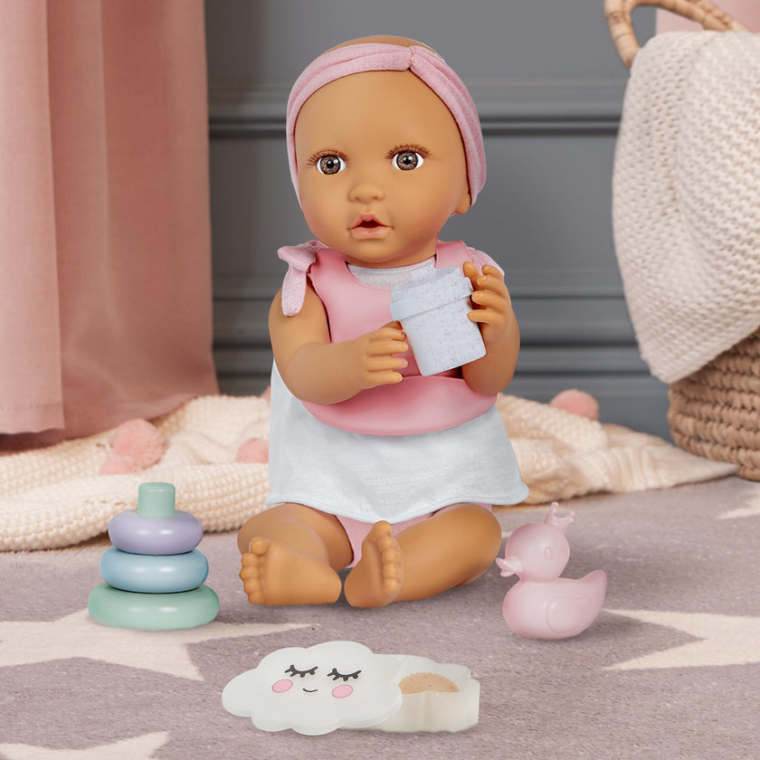 LullaBaby Baby Doll Accessories Meal Time and Changing Set, 19 Pc 🍁 All In One Marketplace Canada