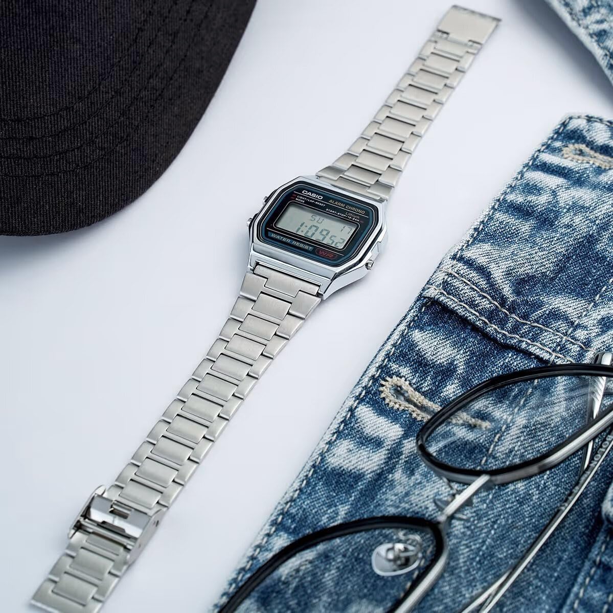 Casio Men's A158W-1 Classic Watch Black 🍁 All In One Marketplace Canada