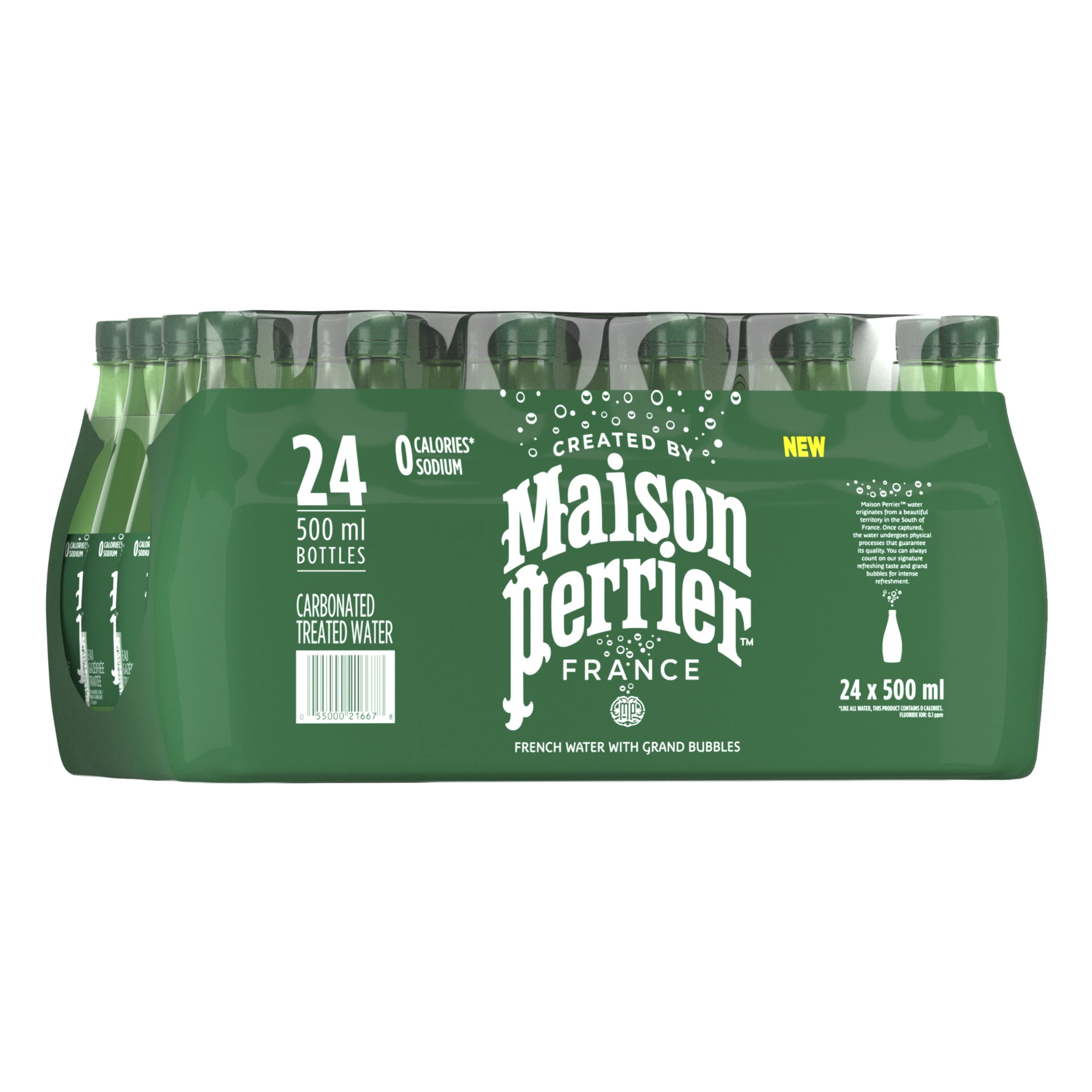 Maison Perrier Unflavoured Carbonated Water, 24 Bottles, 500 ml 🍁 All In One Marketplace Canada
