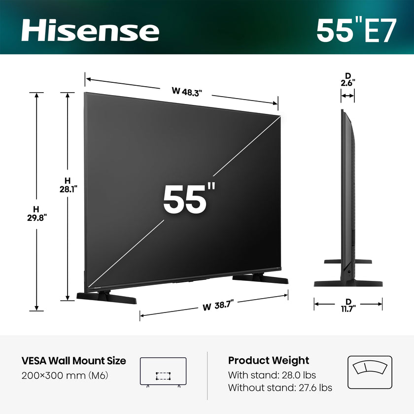 Hisense 55E7SF - 55