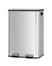 GarveeHome 2x8 Gallon Stainless Steel Dual Trash Can with Lid, Large Kitchen Step-on Garbage and Recycle Bin Combo, Metal Double Trash Can with PP Inner Buckets & Liner Rim for Kitchen Waste Sorting 🍁 All In One Marketplace Canada