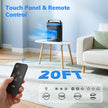 Portable Air Conditioner, Mini Air Conditioner Portable Cooling Fan with Remote Control, 3 Wind Speed & 3 Mist Level & 2-8H Timer Evaporative Air Cooler for Home Office Room, Black 🍁 All In One Marketplace Canada