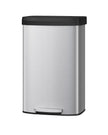 Garvee 21 Gallon / 80 Liter Stainless Steel Trash Can with Lid, Large Garbage Can for Kitchen, Rustproof Step-on Kitchen Metal Trash Bin with Liner Rim, Rear Handle, Soft Close Plastic Lid, Silver 🍁 All In One Marketplace Canada