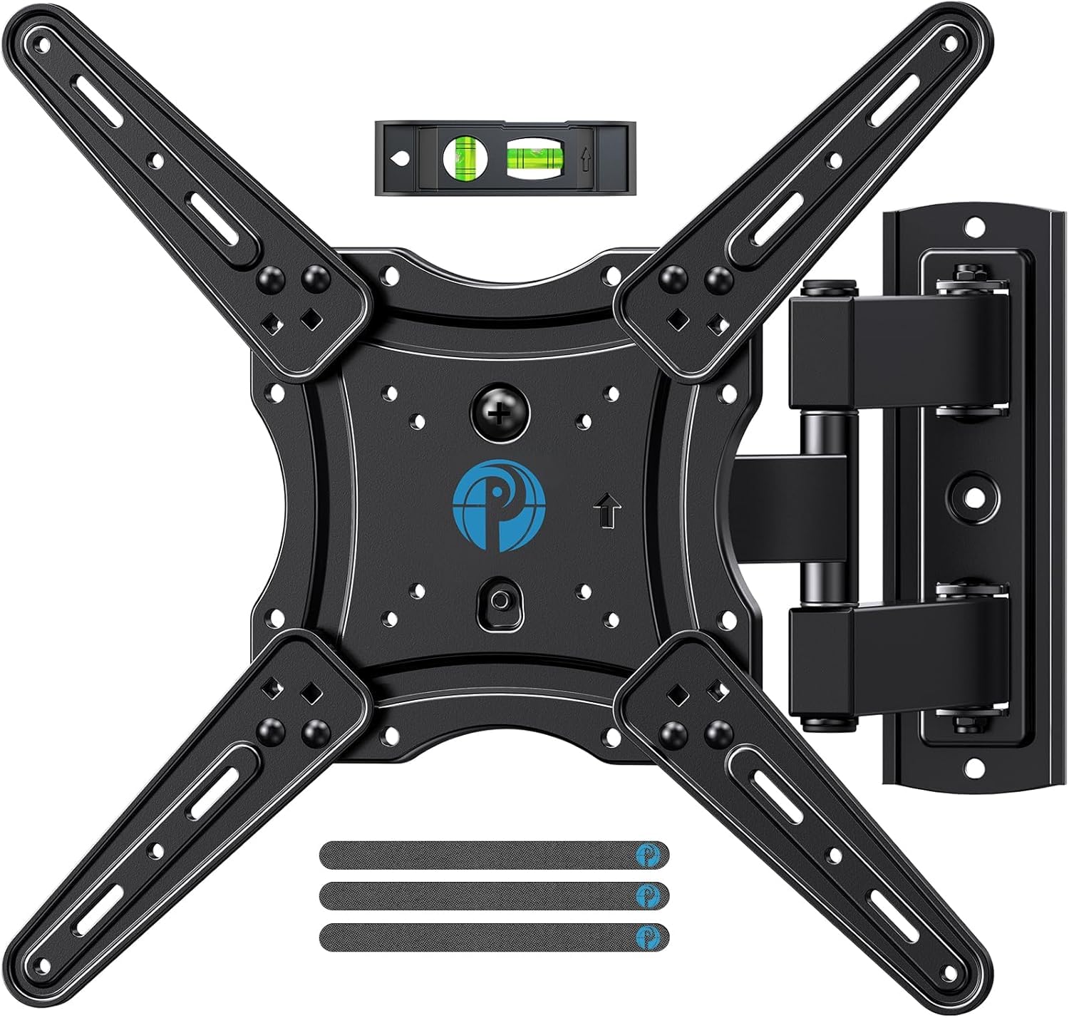 Pipishell Full Motion TV Wall Mount for 26-65 Inch Flat Curved Screen TVs, Max VESA 400x400mm up to 77 lbs, Swivel TV Mount Wall Bracket with Articulating Arms, Tilt, Extension, PIMF7 🍁 All In One Marketplace Canada