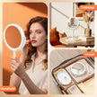 Auxmir 30X/1X Magnifying Mirror with Light, Double-Sided Makeup Mirror with Storage Base&Touch Control, Rechargeable Vanity Mirror with 360°Rotation for Dressing Table Bathroom Bedroom Travel 🍁 All In One Marketplace Canada