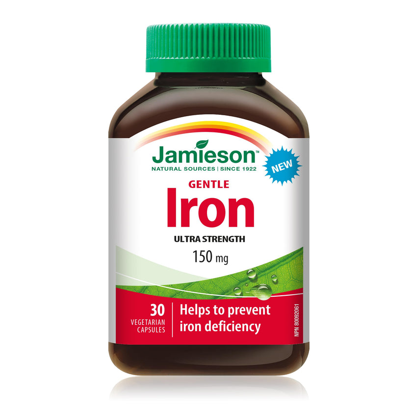 Jamieson Gentle Iron Ultra Strength, Off-white, 30 Count (Pack of 1) 🍁 All In One Marketplace Canada