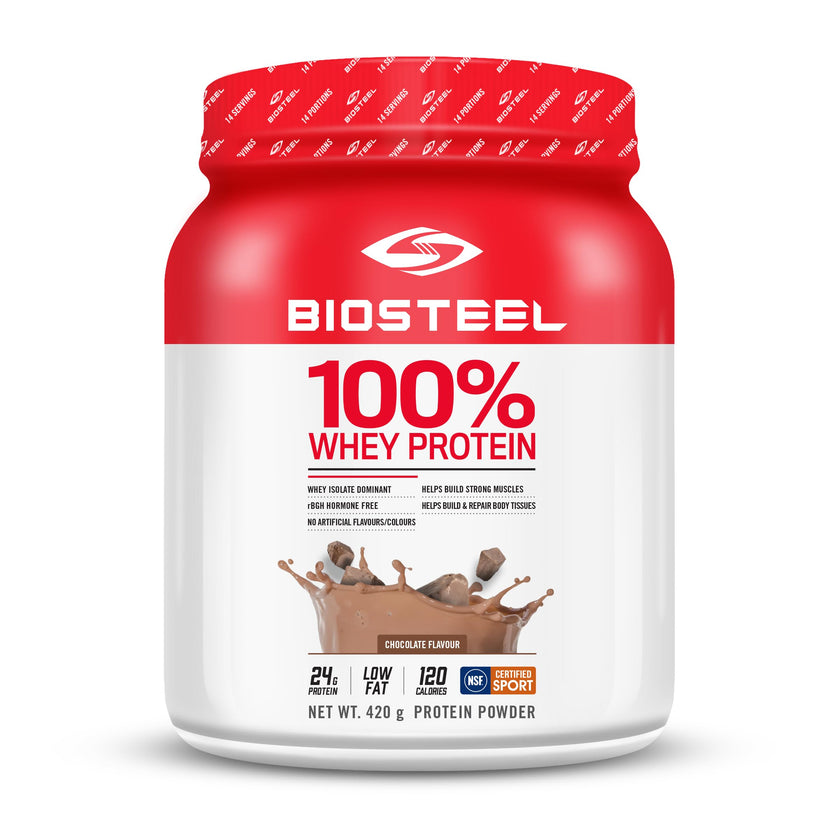 BioSteel 100% Whey Protein Powder, rBGH Hormone Free and Non-GMO Post Workout Formula, Chocolate, 14 Servings 🍁 All In One Marketplace Canada