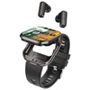 T99 Earphones TWS Watch 2-in-1 Bluetooth Calling Blood Pressure Heart Rate Monitoring Smart Watch