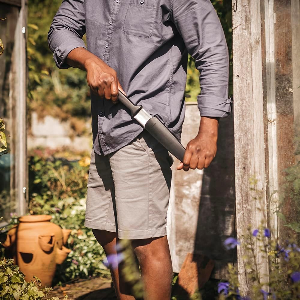 Fiskars Hori Hori Garden Knife, Precision-Ground Serrated Blade, Forked Tip Weeding & Planting Tool,Stainless Steel Adjustable 🍁 All In One Marketplace Canada