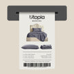 Utopia Bedding Twin/Single Bed Sheets - 3 Piece Twin Size Cooling Sheet Set - Hotel Luxury Soft Breathable Microfiber, Oeko-TEX, Deep Pocket Easy Fit & Care, Fade & Wrinkle Resistant, Grey 🍁 All In One Marketplace Canada
