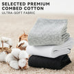 VoJoPi Crew Socks for Women, 5 Pairs Cotton Soft and Moisture Wicking Calf Socks Lightweight Work & Casual Wear, Size 5-10 🍁 All In One Marketplace Canada