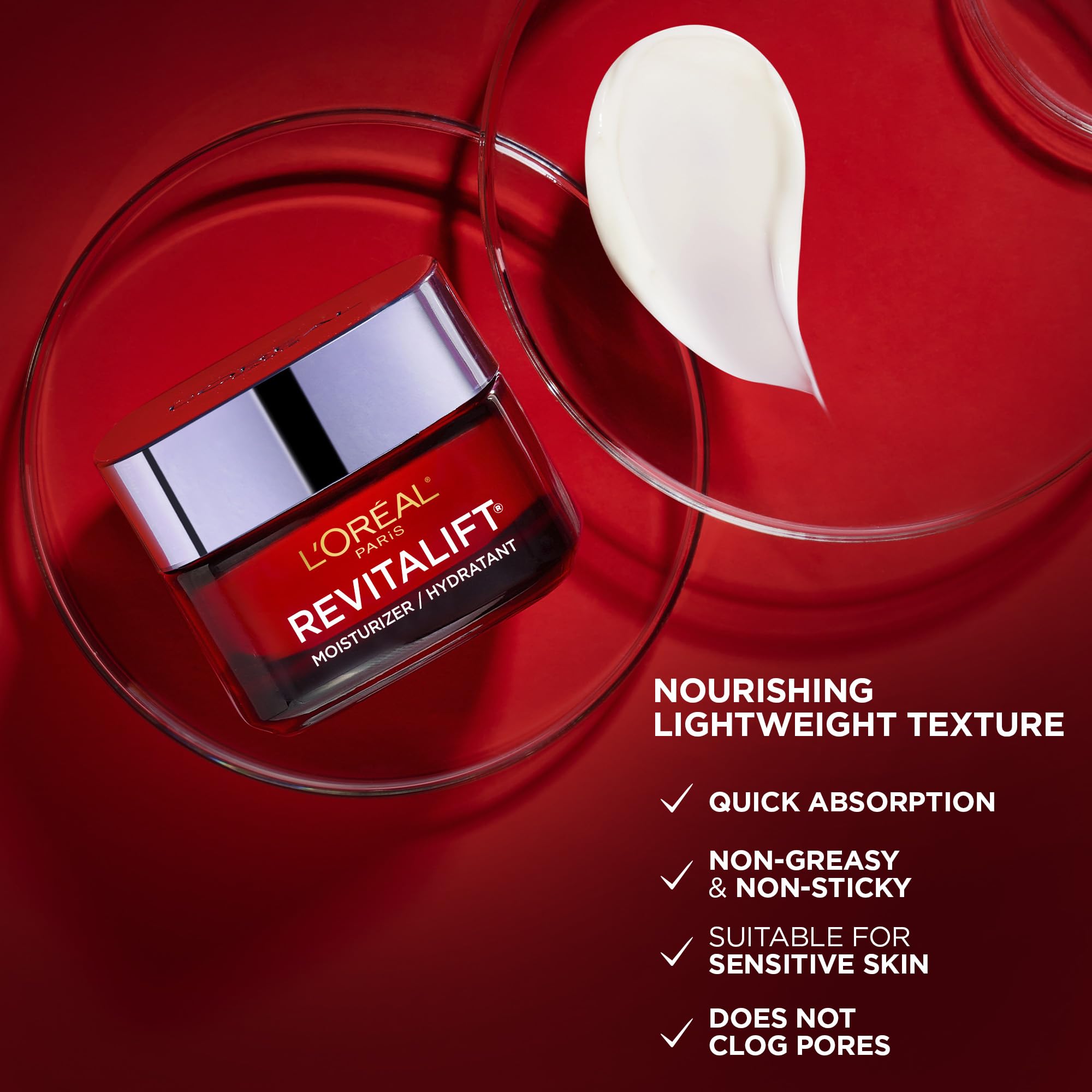 L'Oréal Paris Face Moisturizer, Moisturizer for Face with Pro-Retinol, Vitamin C & Hyaluronic Acid, Retinol Cream Reduces Look of Wrinkles & Firms Skin, Revitalift Triple Power LZR, 50ml 🍁 All In One Marketplace Canada