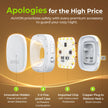 AUVON Plug-in LED Backlit Night Light with Motion Sensor & Dusk to Dawn Sensor, Dimmable Warm White Nightlight with 1-50 lm Adjustable Brightness for Bathroom, Bedroom, Hallway, Stairs (2 Pack) 🍁 All In One Marketplace Canada
