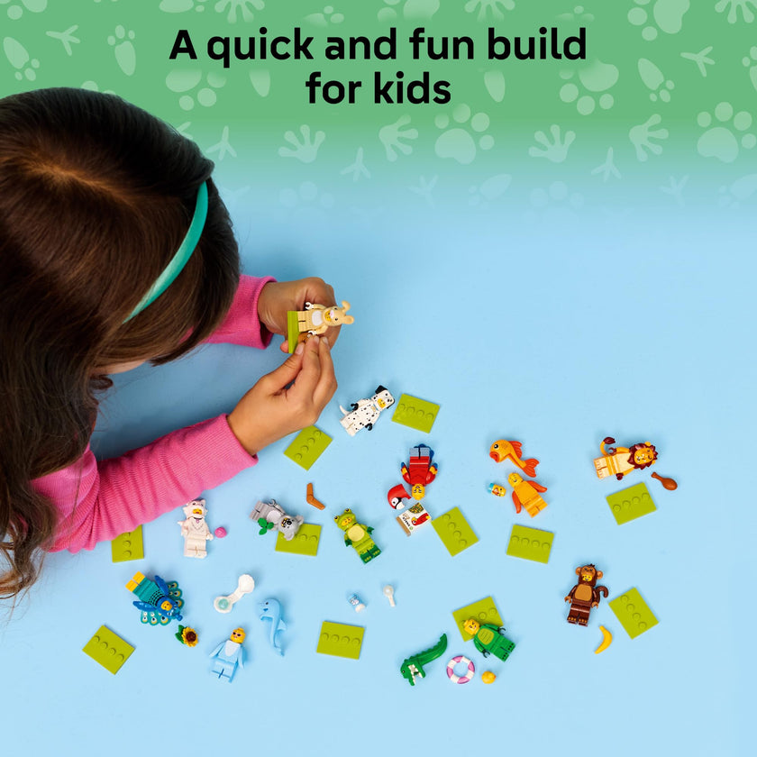 LEGO Minifigures Animal Series 28 6 Pack - Kids Toys in Sealed Mystery Boxes - Animal Themed Figures to Collect - Birthday Party Favors & Gift Idea for Boys & Girls, Ages 5+ - 66813 🍁 All In One Marketplace Canada