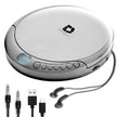 Deluxe Products CD Player Portable with 60 Second Anti Skip, Stereo Earbuds, Includes Aux in Cable and AC USB Power Cable for use at Home or in Car. Silver 🍁 All In One Marketplace Canada