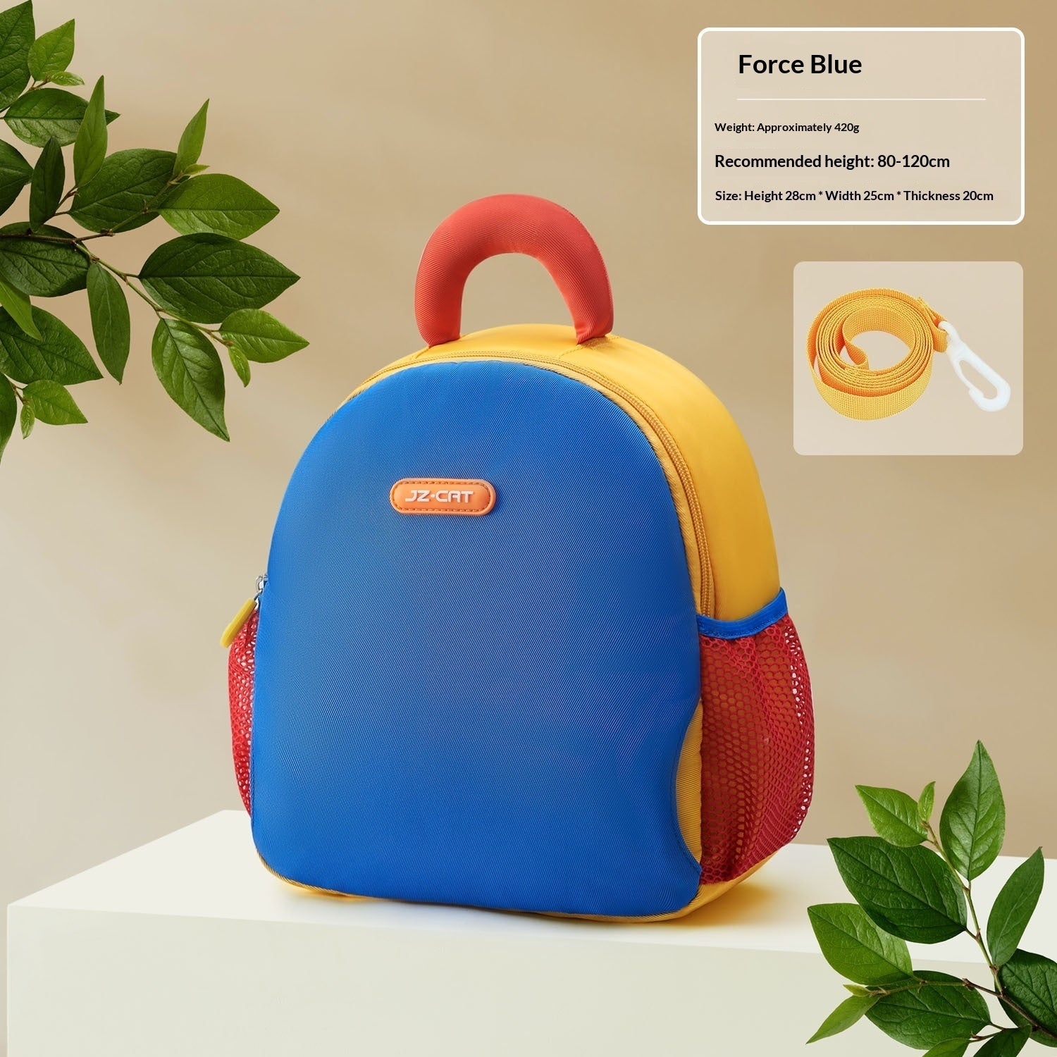 Girls' Cute Cartoon Mini Backpack – Kindergarten & Toddler, Optional Fanny Pack, 3 Colours