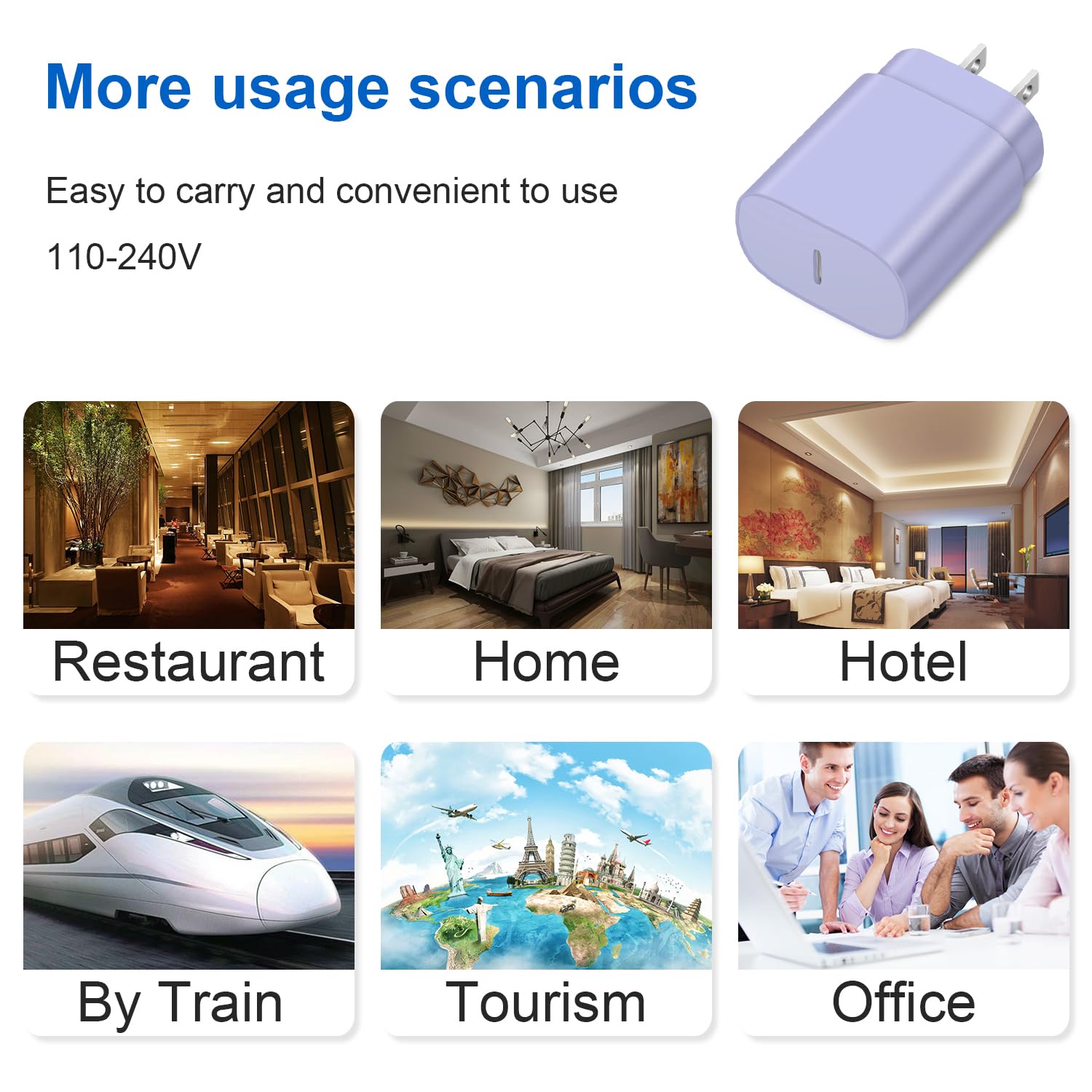 Coreykin 2 Pack USB C Fast Charger, 25W PD Super Fast Charging Block, Compatible with Galaxy S23/S22/S21/S20/S10/S9/Note20/Note10, with 6ft USB C Cable 🍁 All In One Marketplace Canada