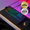 SteelSeries Apex 3 RGB Gaming Keyboard – 10-Zone RGB Illumination – IP32 Water Resistant – Premium Magnetic Wrist Rest (Whisper Quiet Gaming Switch) 🍁 All In One Marketplace Canada