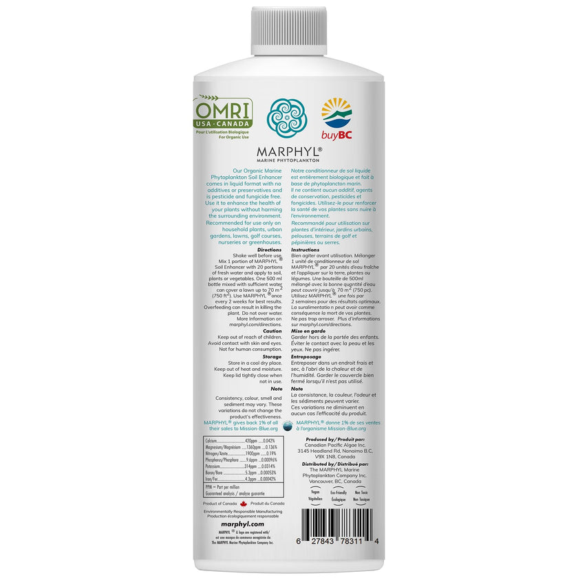 MARPHYL All-Purpose Plant Food – Organic Nutrient-Rich Fertilizer & Soil Enhancer for Indoor & Outdoor Flowers, Vegetables, Succulents, Bamboo & Hydroponics 🍁 All In One Marketplace Canada