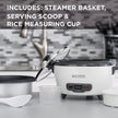 BLACK+DECKER 2-in-1 Rice Cooker & Food Steamer - 6-Cup Capacity, Automatic Keep Warm, Nonstick Bowl, Steaming Basket - Effortless Cooking 🍁 All In One Marketplace Canada
