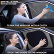EcoNour Car Window Shades for Baby (4 Pack) - 20
