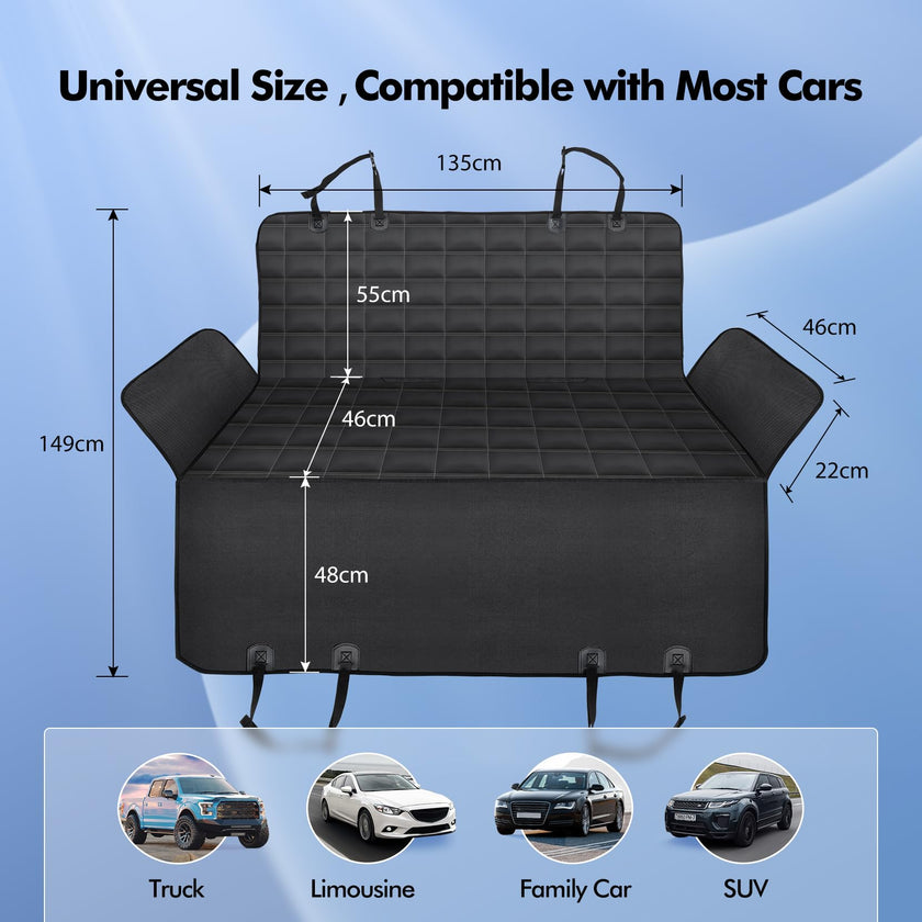 Dog Car Seat Cover, Multifunctional Dog Hammock for Back Seat,Waterproof Car Seat Protector, Scratch Proof Dog Seat Cover for Back Seat, Nonslip Seat Covers for SUV,Trucks, Cars 🍁 All In One Marketplace Canada