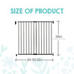 Regalo 2-in-1 Extra Tall Easy Swing Stairway and Hallway Walk Through Baby Gate, Award Winning Brand, 36 Inches Tall, Fits Openings Between 24 to 40.5 Inches,Black 🍁 All In One Marketplace Canada