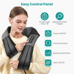 Nekteck Shiatsu Back Neck Massager,2026 Upgraded 3D Back Shoulder Kneading Massage Pillow, Deep Kneading Shoulder Massager with Heat, Waist Massage Pillow for Home Car and Office Use (NOT Cordless) 🍁 All In One Marketplace Canada