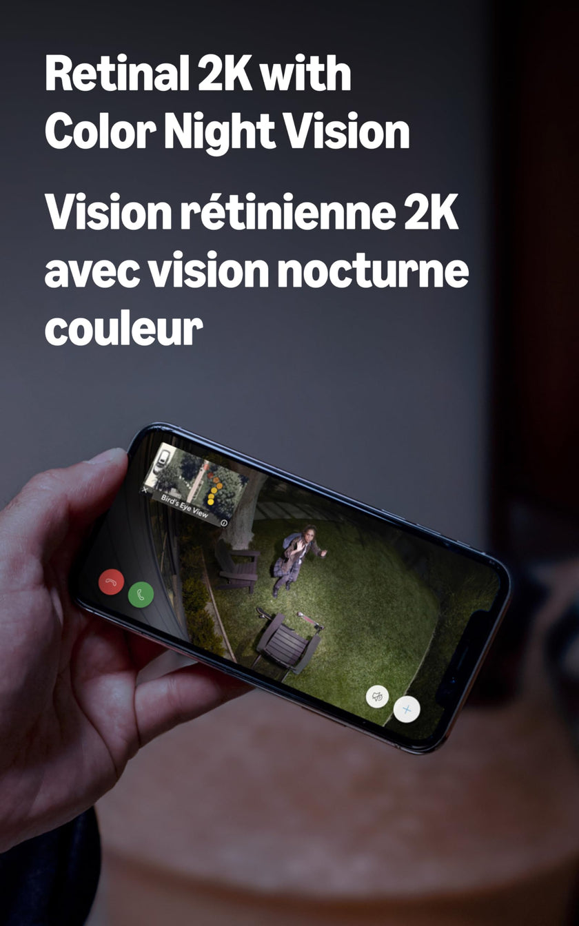 Ring Spotlight Cam Pro, Battery | 3D Motion Detection, Two-Way Talk with Audio+, and Dual-Band Wifi - White 🍁 All In One Marketplace Canada