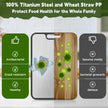 Cutting Board,Titanium Cutting Board, Kitchen Essentials, Cutting Boards for Kitchen, Double Sided Food Grade, Planche a Decouper, Chopping Board and Wheat Straw PP, Easy to Clean Large Size 16”×11” 🍁 All In One Marketplace Canada