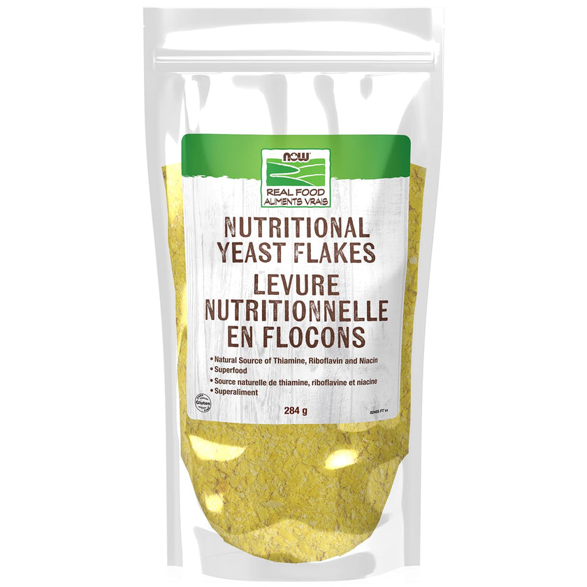 NOW Real Food Nutritional Yeast Flakes, 284g 🍁 All In One Marketplace Canada