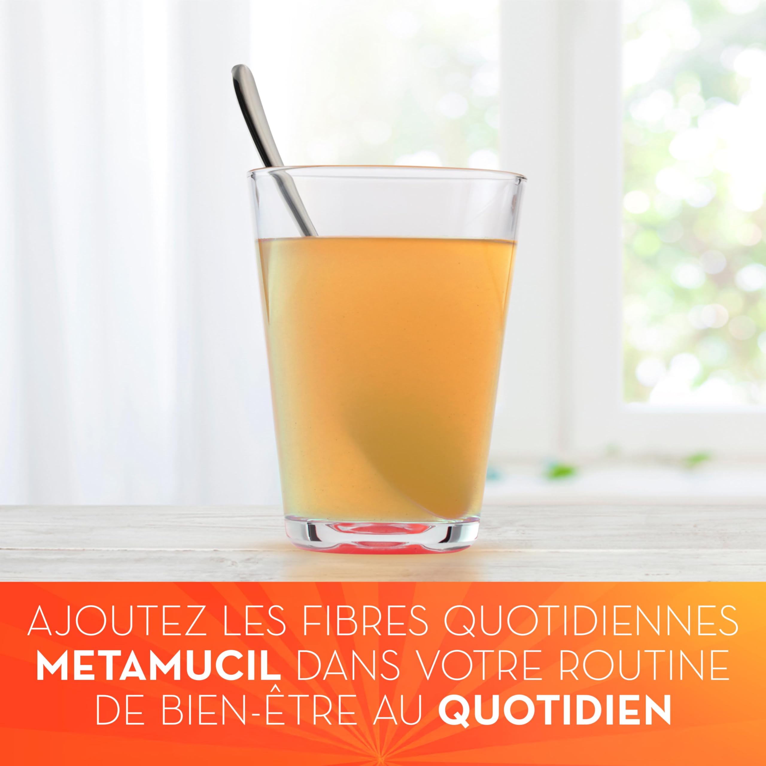 Metamucil, Daily Psyllium Husk Powder Supplement Packets, Sugar-Free, 4-in-1 Fibre for Digestive Health, Orange Smooth Flavored Drink, 44 Servings 🍁 All In One Marketplace Canada
