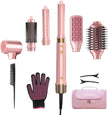Mythsight StyleVibe 6-in-1 Air Styler, Hair Dryer & Blow Dryer Brush with Auto Wrap Curl L/R, Fast Drying, Smooth Blowouts, Root-Lift Volume, No Heat Damage Frizz-Free Thermal Brush with Travel Bag 🍁 All In One Marketplace Canada