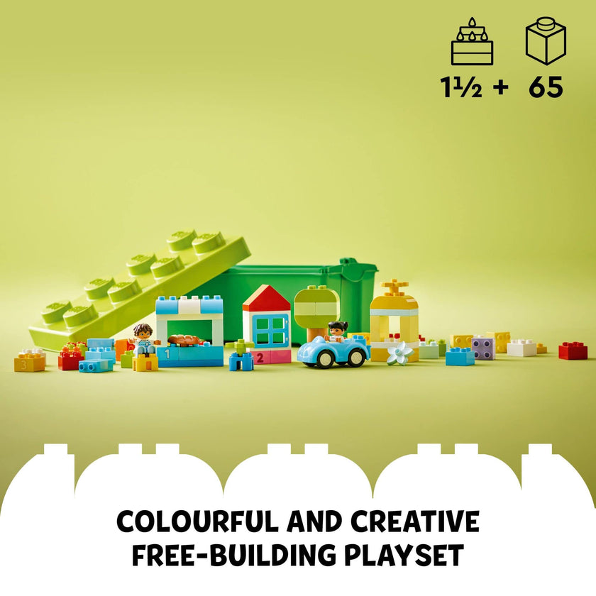 LEGO DUPLO Classic Brick Box Building Blocks - Stacking Toys for Toddlers, Ages 1.5+ Years - Learning & Educational Toys for Preschool - Develop Fine Motor Skills - Gift for Birthdays - 10913 🍁 All In One Marketplace Canada